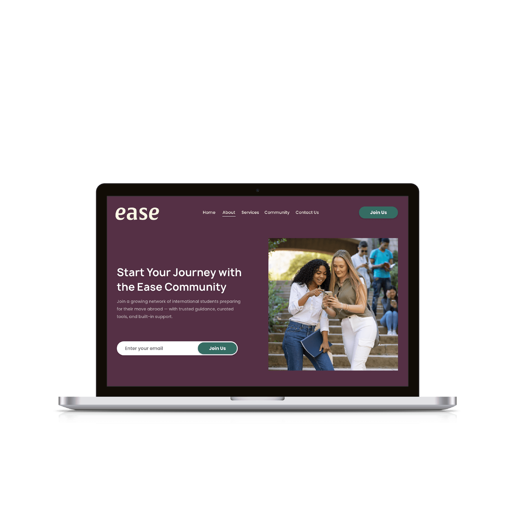 EASE marketing website concept