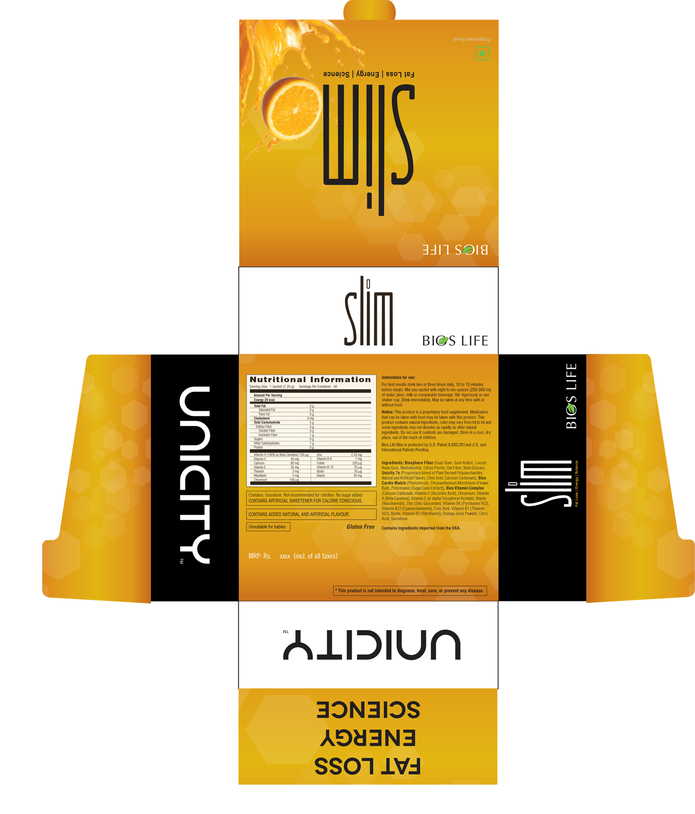Slim 10s pack design